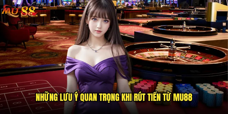 Rút tiền từ Mu88 về tài khoản ngân hàng có nhanh không? 2 Những lưu ý quan trọng khi rút tiền từ Mu88