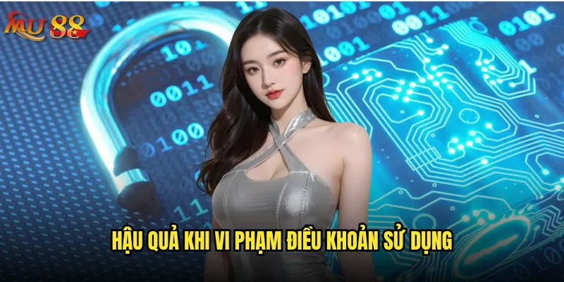 Điều khoản sử dụng Mu88 có những quy định gì cần biết? 2 Hậu quả khi vi phạm điều khoản sử dụng