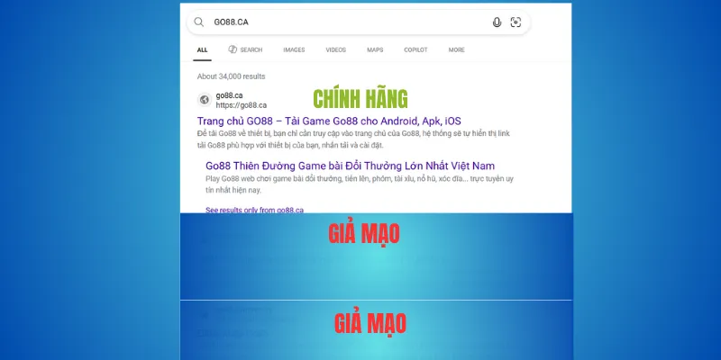 Vì sao mọi người vào go88 giả bị lừa?