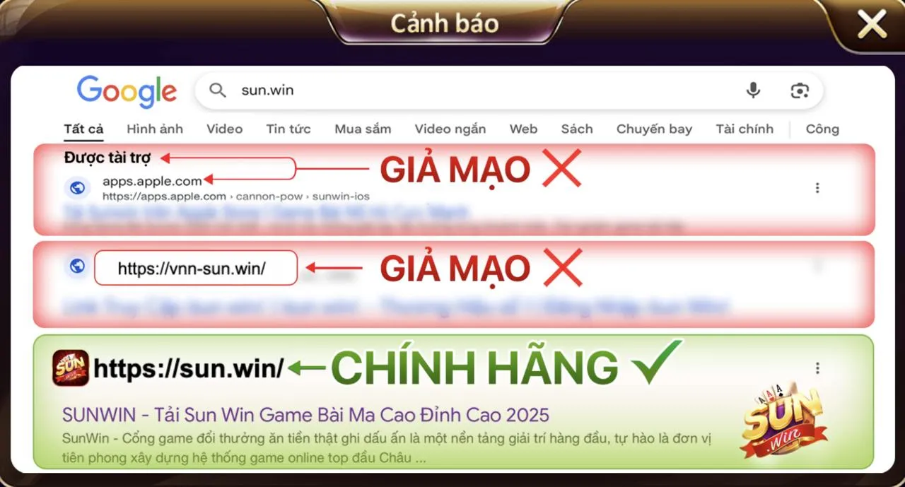 Dấu hiệu nhận biết Sunwin giả